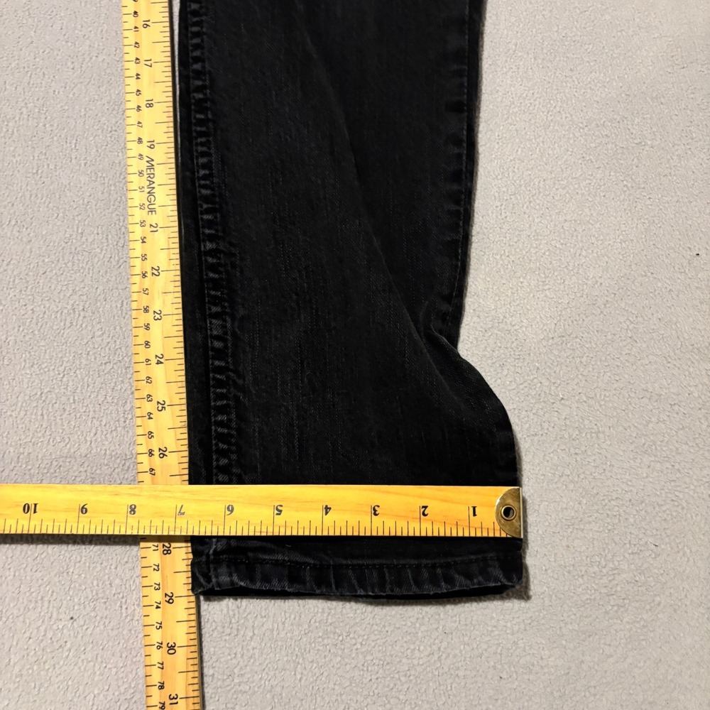 Levis 541 Athletic Taper Mens Black Jeans 34x30 Denim Pants Minimalist - Picture 2 of 8